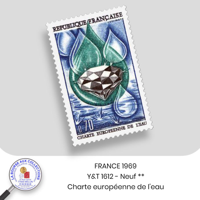 1969 - Y&T 1612 - Charte européenne de l'eau - Neuf **