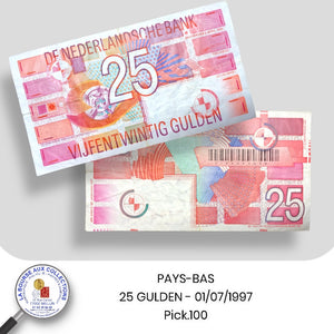 PAYS-BAS - 25 GULDEN - 01/07/1997 - Pick100