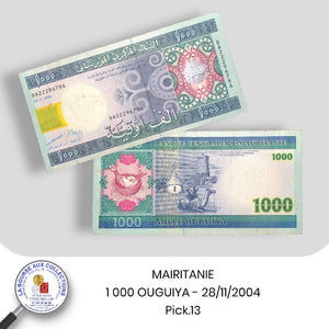 MAURITANIE - 1000 OUGUIYA - 28/11/2004 - Pick.13