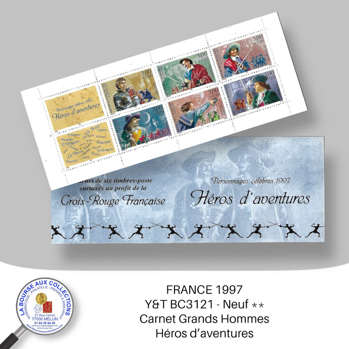 1997 - Carnot Grands Hommes BC3121 - Héros d'aventures - Neuf **