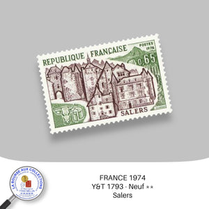 1974 - Y&T 1793 - Série touristique / Salers - Neuf **