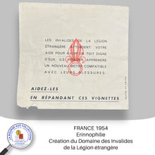 Charger l&#39;image dans la galerie, ERINNOPHILIE - Carnet Création du Domaine des Invalides de la Légion Étrangère - 1953
