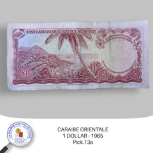 Charger l&#39;image dans la galerie, CARAIBE ORIENTALE - 1 DOLLAR - 1965. Pick.13a
