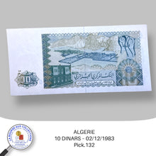 Charger l&#39;image dans la galerie, ALGERIE - 10 DINARS – 02/12/1983. Pick.132  - NEUF/UNC
