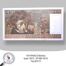 Charger l&#39;image dans la galerie, 10 FRANCS Berlioz type 1972 - 07/08/1975 - Fay.63/12
