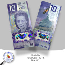 Charger l&#39;image dans la galerie, CANADA - 10 DOLLAR 2018 - Viola Desmond - Pick.113 - NEUF/UNC
