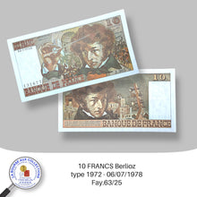 Charger l&#39;image dans la galerie, 10 FRANCS Berlioz type 1972 - 06/07/1978 - Fay.63/25
