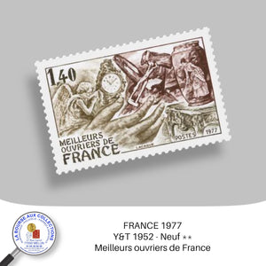 1977 - Y&T 1952 - Meilleurs ouvriers de France - Neuf **