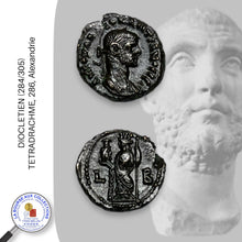 Charger l&#39;image dans la galerie, DIOCLETIEN (284/305) - TETRADRACHME, 286, Alexandrie
