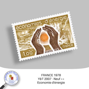 1978 - Y&T 2007 - Economie d'énergie - Neuf **
