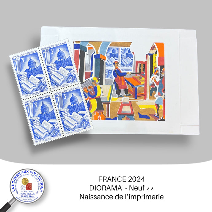 2024 - DI0RAMA - Bloc de 4 timbres 
