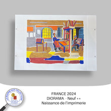 Charger l&#39;image dans la galerie, 2024 - DI0RAMA - Bloc de 4 timbres &quot;Naissance de l&#39;imprimerie
