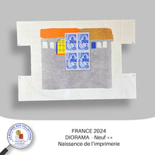 Charger l&#39;image dans la galerie, 2024 - DI0RAMA - Bloc de 4 timbres &quot;Naissance de l&#39;imprimerie
