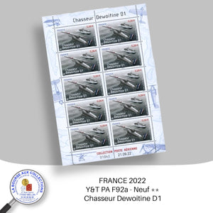 2022 - PA F92a - Chasseur Dewoitine D1