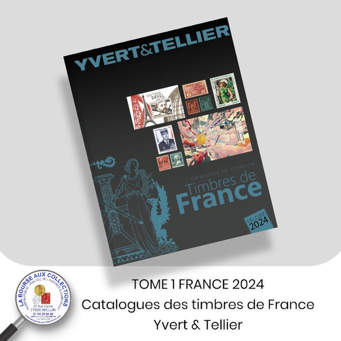Catalogue Yvert et Tellier des Timbres de France 2024 Tome 1 chez