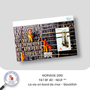 NORVEGE 2010 - Y&T BF 40 - La vie en bord de mer Stockfish - Neufs **