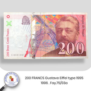 200 FRANCS Gustave Eiffel type 1995 - 1996 . Fay.75/03a