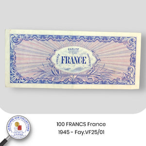 100 FRANCS France  - 1945 - Fay.VF25/01