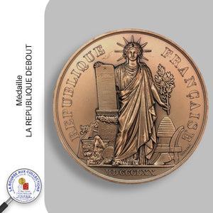 Médaille - LA REPUBLIQUE DEBOUT