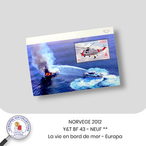 NORVEGE 2012 - Y&T BF 43 - La vie en bord de mer Europa - Neufs **