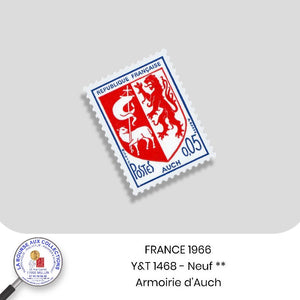1966 - Y&T 1468 - Armoiries de ville / Blason Auch - Neuf **