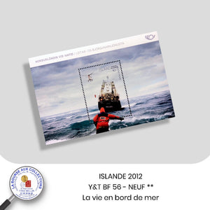 ISLANDE 2012 - Y&T BF 56 - La vie en bord de mer - Neufs **