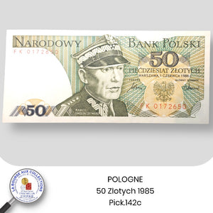 POLOGNE - 50 Zlotych 1986  - Pick.142c - NEUF/UNC