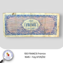 Charger l&#39;image dans la galerie, 100 FRANCS France  - 1945 - Fay.VF25/02
