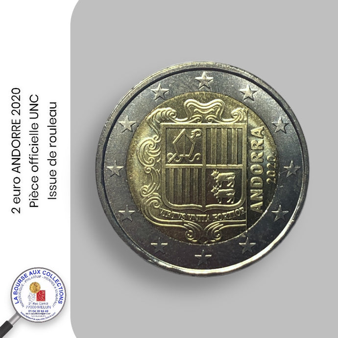 2 euro ANDORRE 2020 - Pièce officielle UNC