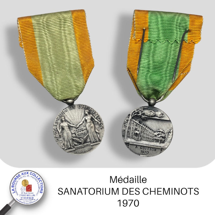 Médaille SANATORIUM DES CHEMINOTS - 1970