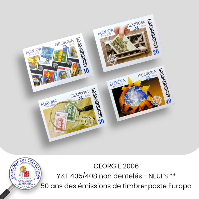 GEORGIE 2006 - Y&T405/408 - 50 ans des émissions de timbre-poste Europa - Neufs **