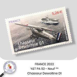 2022 - Y&T PA 92 - Chasseur Dewoitine D1 - NEUF **