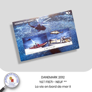 DANEMARK 2012 - Y&T F1671- La vie en bord de mer II - Neufs **