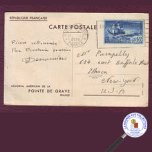Charger l&#39;image dans la galerie, ENEP - 55 c Départ de La Fayette - Inauguration du Mémorial américain - POINTE DE GRAVE - 04/09/1938
