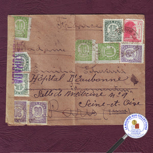 ESPAGNE - Lettre de Madrid pour Eaubonne (95) avec mention CENSURADA - 1939 / La Bourse aux Collections Philatéliste Melun