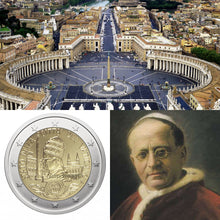 Charger l&#39;image dans la galerie, VATICAN - 2 euros 2019 BU - 90 ans de la fondation de l’État du Vatican / La Bourse aux Collections Numismate Melun
