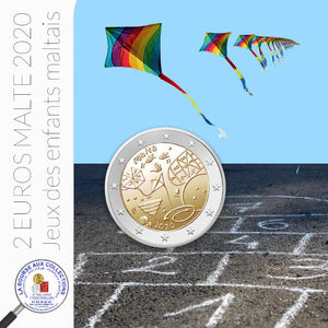 2 euros MALTE 2020 - Jeux des enfants maltais