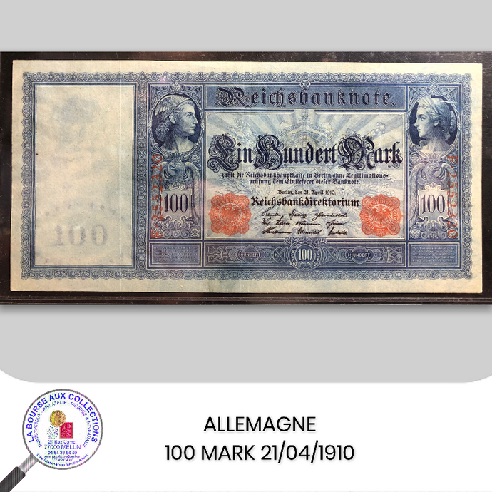 ALLEMAGNE - 100 Mark 21/04/1910 - Pick.42