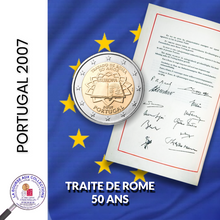 Charger l&#39;image dans la galerie, 2 euro PORTUGAL 2007 - 50 ans du Traité de Rome
