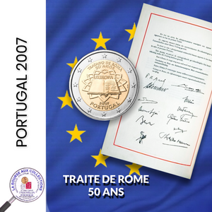 2 euro PORTUGAL 2007 - 50 ans du Traité de Rome