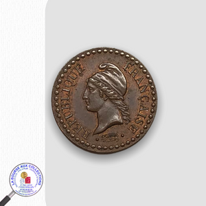IIè REPUBLIQUE (1848/1852)  UN CENTIMES Type Dupré – 1849 A - Paris / La Bourse aux Collections Numismate Melun