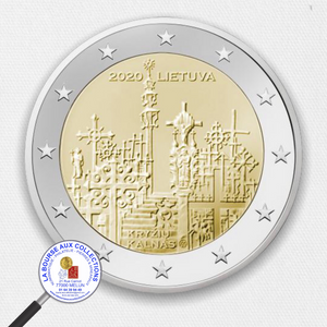 2 euros Lituanie 2020 - Colline des croix / La Bourse aux Collections Numismate Melun