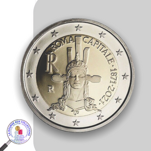 2 euro ITALIE 2021 - 150ème anniversaire de Rome, Capitale de l'Italie.
