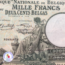 Charger l&#39;image dans la galerie, BELGIQUE - 1000 Francs / 200 Belgas - 05/08/1941

