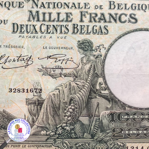 BELGIQUE - 1000 Francs / 200 Belgas - 05/08/1941