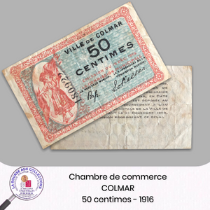 Colmar - 50 CENTIMES - 15/12/1916