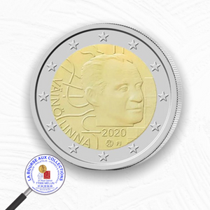 2 euros FINLANDE 2020 -  100ème anniversaire de la naissance de l'écrivain national finlandais Väinö Linna.