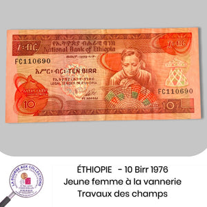 ETHIOPIE - 10 Birr 1976 - Pick.32b