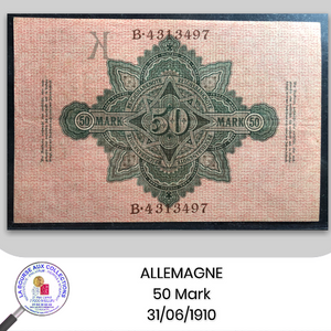 ALLEMAGNE - 50 Mark 21/05/1910 - Pick.41