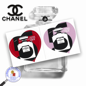 2021 - Autoadhésifs - Y&T n° AA 1954/1955 - Saint Valentin / Cœur de Chanel N°5  - Neuf **